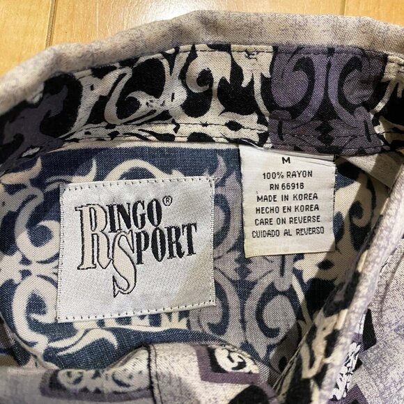 Vintage 90s Ringo Long Sleeve Button Shirt - Picture 3 of 3